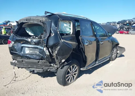 2016 Nissan Pathfinder Sv z USA, uszkodzony, nr VIN 5N1AR2MN0GC667876